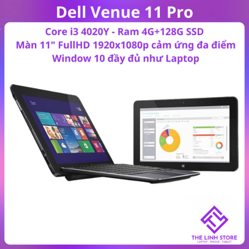 Laptop 2 trong 1 Dell Venue 11 Pro 7130 - Core i3 4020Y 4G 128G SSD