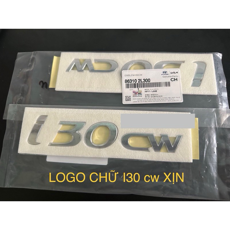 Logo chữ I30cw xịn 86310-2L300