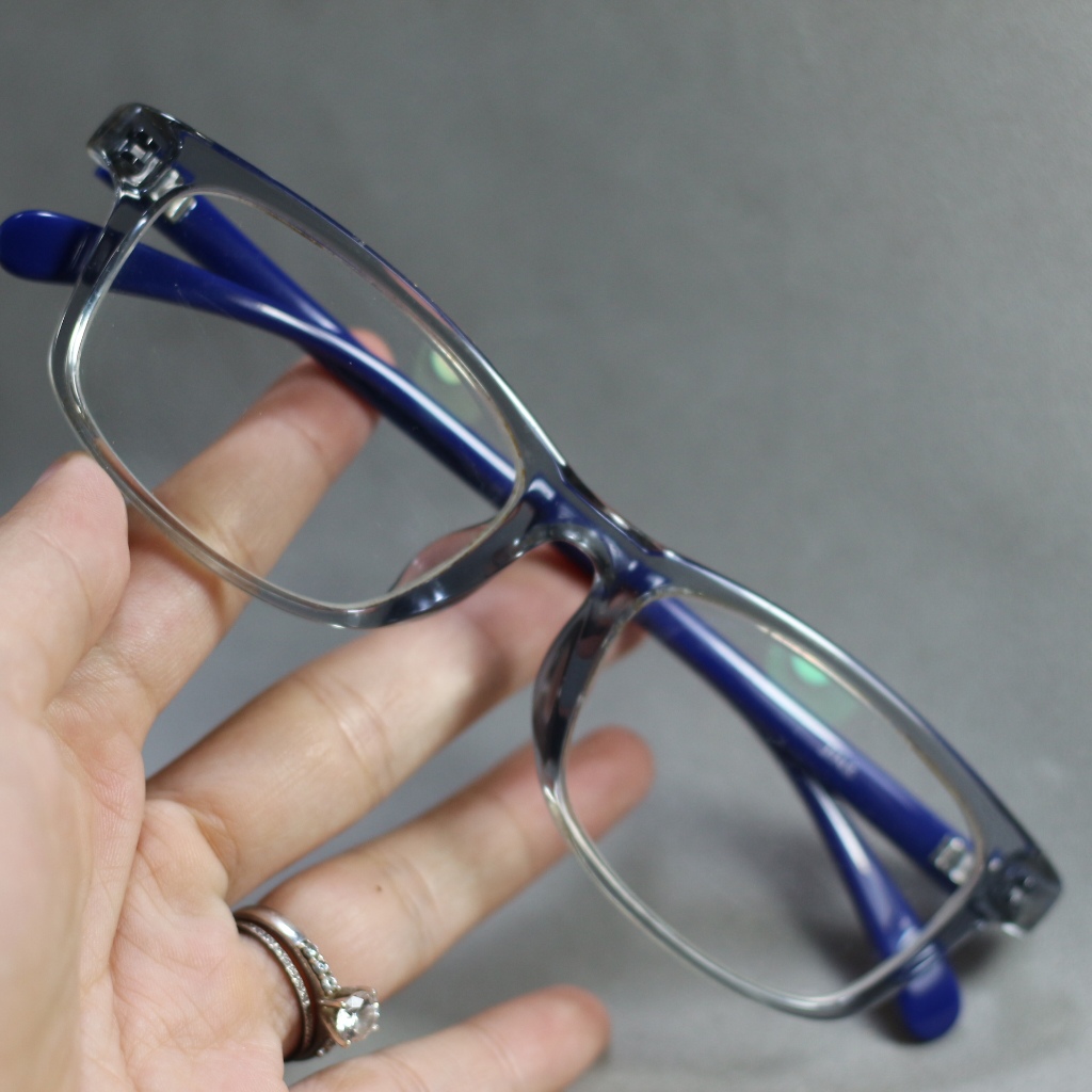 Gọng Kính JINS Trắng Trong 2Hand Chính Hãng Nhật - GK220824 B5