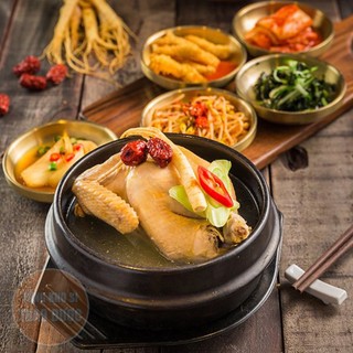 Gói gia vị hầm gà nhân sâm hàn quốc (Nguyên liệu gà hầm, soup)