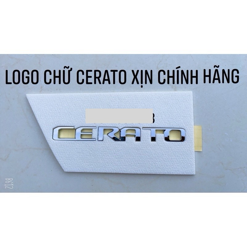 chữ CERATO dán xe KIA CERATO 2018-2021 xịn chính hãng 86310M6100
