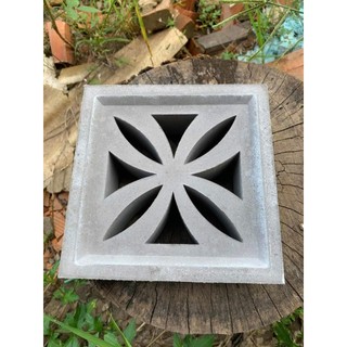 Gạch bông gió mỹ thuật , kích thước 19x19x6.5cm , nặng 2,3kg / viên