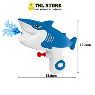 Đồ chơi súng phun nước hình cá mập, cá nóc cho bé - TKL STORE