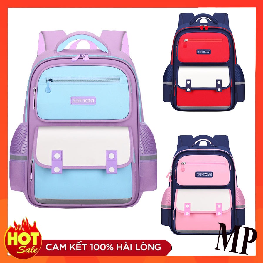 [Hàng Loại 1] Cặp học sinh cấp 1, cấp 2 Balo Học Sinh Siêu nhẹ Chống Nước Chống Xước Cao Cấp Sport c