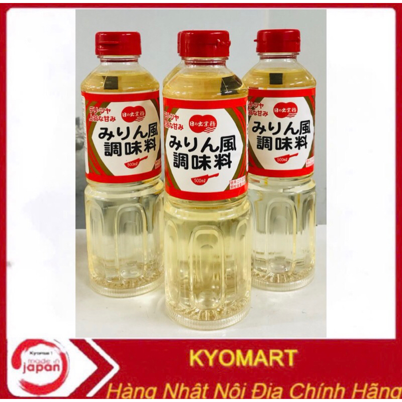 Dượu Nấu Ăn Mirin Hinode Chai 500ml Nhật Bản