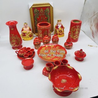 Chén thờ cúng màu ĐỎ ,chén nước màu Đỏ ( 1 cái Chén lẻ)