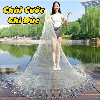 Chài Bắt Cá Sợi Cước Đường Kính 8m nặng 2 kg và 4kg 5kg