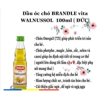 Dầu Macca Kunella Feinkost Cho Bé 100ml Đức
