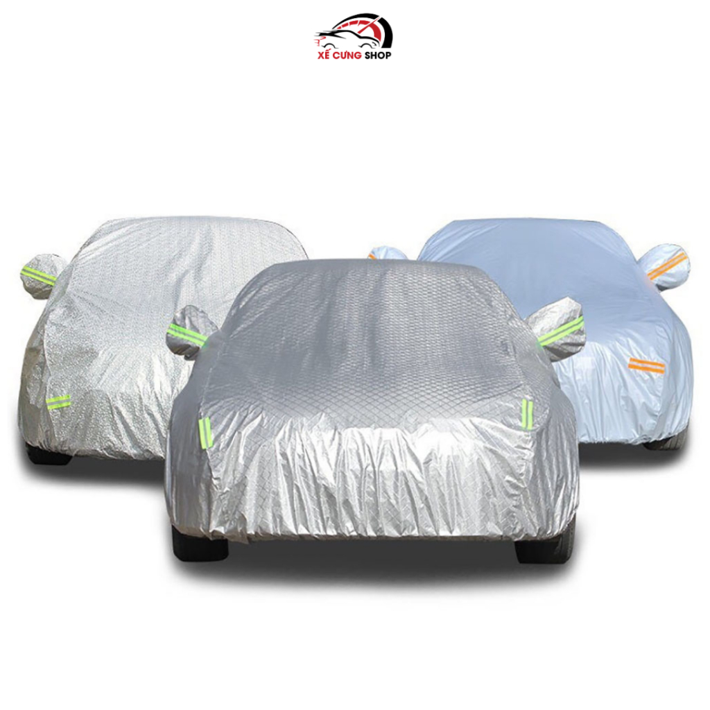 Bạt phủ ô tô cao cấp, bạt phủ xe ô tô 4 chỗ đến 7 chỗ,chống nóng, chống nước, có khóa kéo cánh cửa
