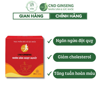 Nhân Sâm Hoạt Huyết CND Ginseng Hộp 20 gói