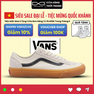 Giày Vans Chính Hãng Thể Thao Nam Nữ, Giày Vans Style 36 Decon SMU Dark 'Gray Raw' Fullbox OXO FASHION