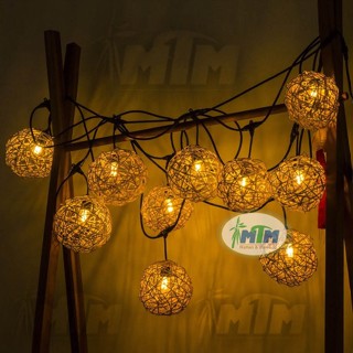 Đèn mây quả cầu - Lồng đèn, Chụp đèn treo trang trí