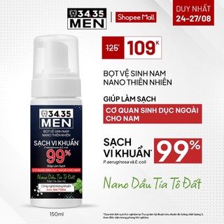 Bọt Vệ Sinh Nam Nano Thiên Nhiên 3435 MEN - 150ml