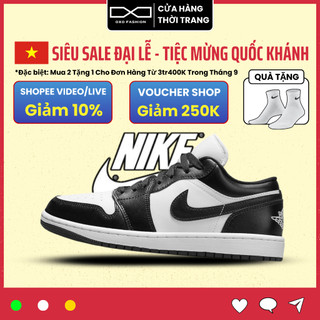 Giày Nike Air Jordan 1 Low Panda Chính Hãng thể thao cho nam nữ, Jordan 1 Low Panda real Fullbox OXO FASHION