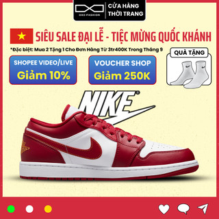 Giày Nike Jordan 1 Low Cardinal Red 553560-607 Chính Hãng 100% thể thao cho nam nữ, Jordan 1 real FullBox OXO FASHION