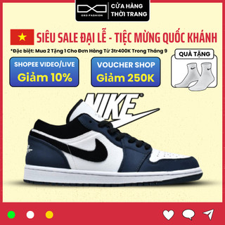 Giày Air Jordan 1 Low GS Armory Navy 553560-411 chính hãng dành cho nam nữ, Jordan 1 low fullbox OXO FASHION
