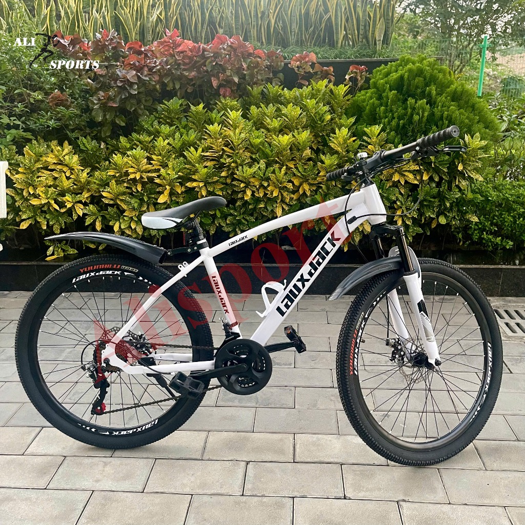 Xe đạp thể thao người lớn Laux Jack 26inh, xe đạp địa hình 21 tốc độ, xe đạp giá rẻ có giảm sóc