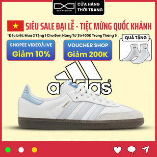 Giày adidas Samba OG White Halo Blue - ID2055 Chính Hãng cho nữ, adidas samba OG Fullbox OXO FASHION