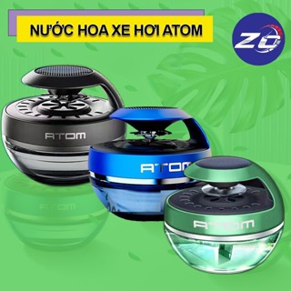 Nước hoa ô tô Atom cao cấp tỏa hương khử mùi oto, chai lọ nước hoa gắn kẹp taplo trang trí ôtô xe hơi khuếch tán khắp xe