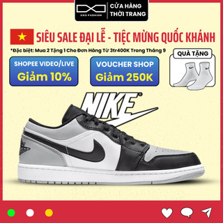 Giày Jordan 1 Low Shadow Toe 553558-052 chính hãng thể thao dành cho nam nữ, Jordan 1 real FullBox OXO FASHION