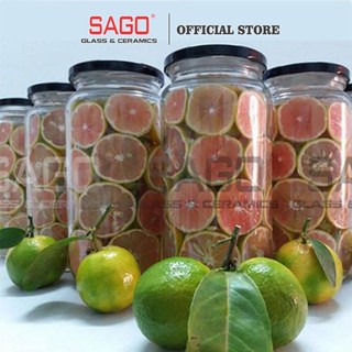 [ Set 06 ] Hũ thủy tinh 350ml, 500ml, 1000ml , Tùy Chọn Màu Nắp