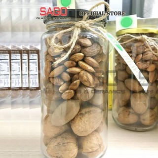 [ Set 06 ] Hũ thủy tinh 350ml, 500ml, 1000ml , Tùy Chọn Màu Nắp