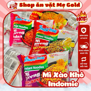 Mì Indomie các vị, mì xào khô, mì trộn Indo (gói ~90g)