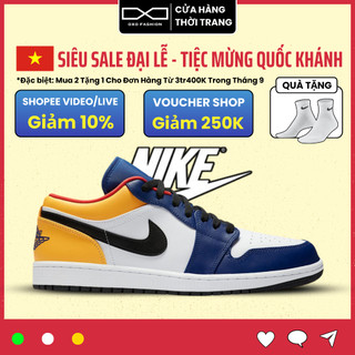 Giày Jordan 1 Low Royal Yellow 553558-123 Chính Hãng Thể Thao Cho Nam Nữ, Jordan 1 Real Fullbox OXO FASHION
