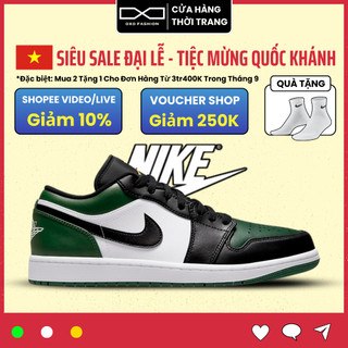 Giày Nike Air Jordan 1 Low Green Toe 553558-371 chính hãng dành cho nam nữ, Jordan 1 Green Toe real Fullbox OXO FASHION
