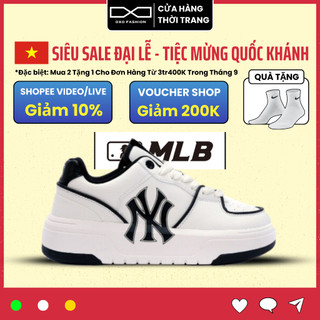Giày MLB Chunky Liner New York Yankees Black chính hãng thể thao nam nữ, MLB authentics FullBox OXOFASHION
