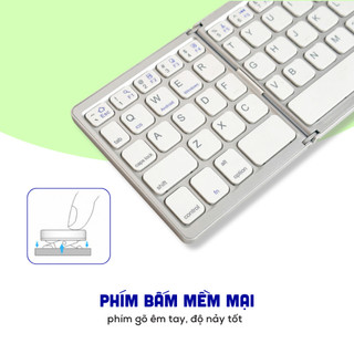 [Bảo Hành 3 tháng 1 dổi 1] Bàn Phím Gập Gọn, Anh Phi Bán Táo, Có Kết Nối Bluetooth mini Kèm Touchpad