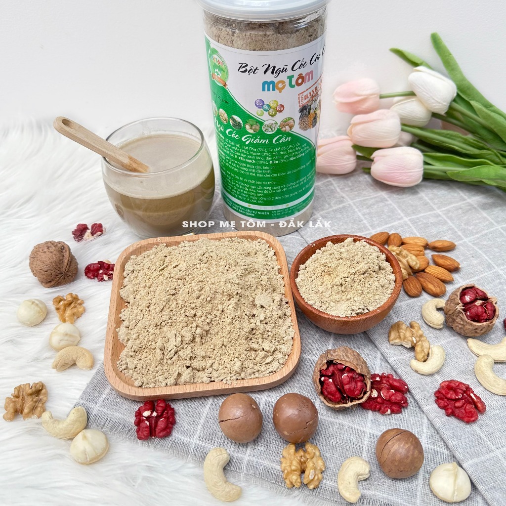 500GRAM NGŨ CỐC GI.ẢM C.Â.N KHÔNG ĐƯỜNG GỒM CÁC LOẠI HẠT ĐẬU VÀ HẠT DINH DƯỠNG 17 HẠT MẸ TÔM (CÓ XUẤT HÓA ĐƠN CÔNG TY)