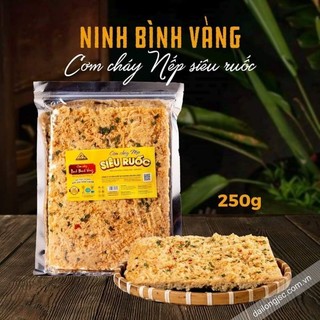 (Combo 10 gói) Cơm cháy nếp siêu ruốc Ninh Bình vàng 250g