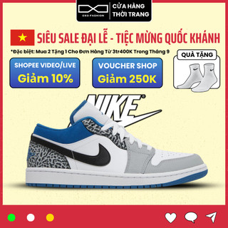 Giày Jordan 1 Low SE True Blue DM1199-140 chính hãng thể thao dành cho nam nữ, Jordan 1 real fullbox OXO FASHION