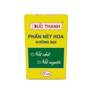 Lốc 10 hộp phấn trắng phấn màu Nét hoa không bụi Đức Thanh