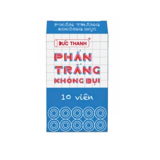 Lốc 10 hộp phấn trắng phấn màu Nét hoa không bụi Đức Thanh