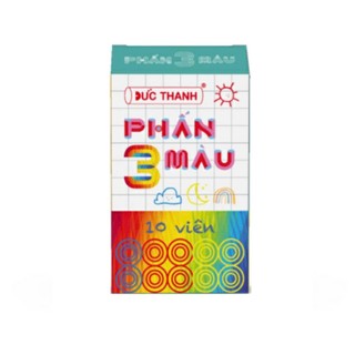 Lốc 10 hộp phấn trắng phấn màu Nét hoa không bụi Đức Thanh