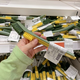 Bộ 2 bàn chải cọ đánh giày dép Pepprig IKEA