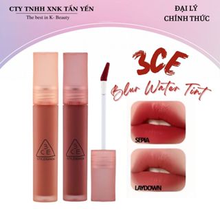  Son Kem 3CE Blur Water Tint 4.6g  Sepia - Laydown - Early Hour - Chasing Rose  