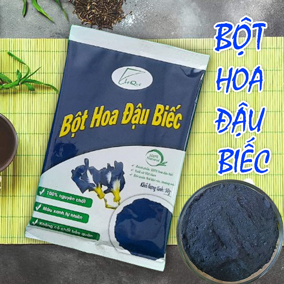 Bột Hoa Đậu Biếc Gói 50g Chợ Quê