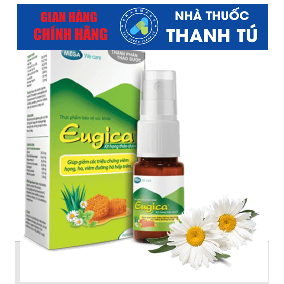 Xịt Họng ,Giảm Ho Thảo Dược Eugica 10ml