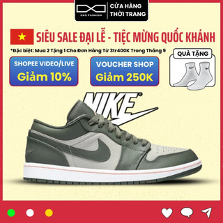 Giày Air Jordan 1 Low Military Green 553558-121 Auth thể thao dành cho nam nữ, jordan 1 real Fullbox OXO FASHION