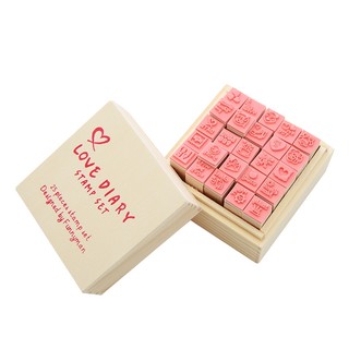 Bộ con dấu Love Diary - Muasamhot1208