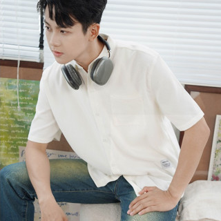 Áo Sơ Mi Tay Ngắn Nhung Tăm Nam Nữ Thời Trang Hàn Quốc Form Thoải Mái HALLEY  A15