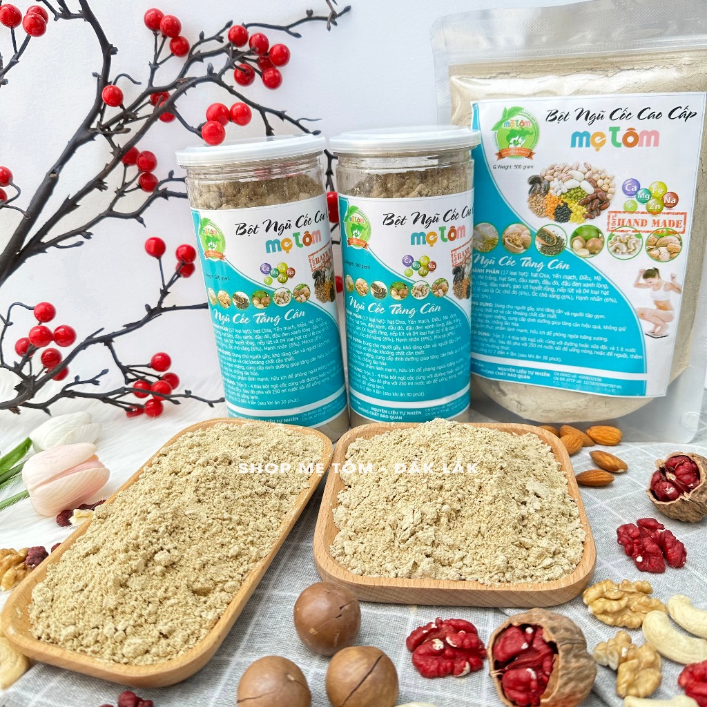 500GRAM BỘT NGŨ CỐC T.Ă.NG  C.ÂN 17 HẠT MỊN NGON DỄ UỐNG (CÓ XUẤT HÓA ĐƠN CÔNG TY)