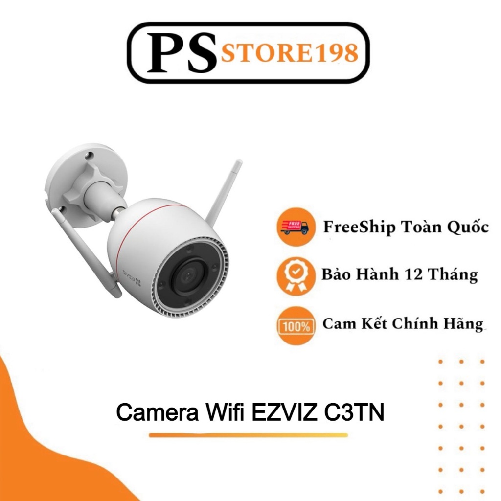 Camera Ezviz H3C C3TN 3MP 2K / 1080P 2MP Ngoài trời - Có mầu ban đêm - AI Thông minh
