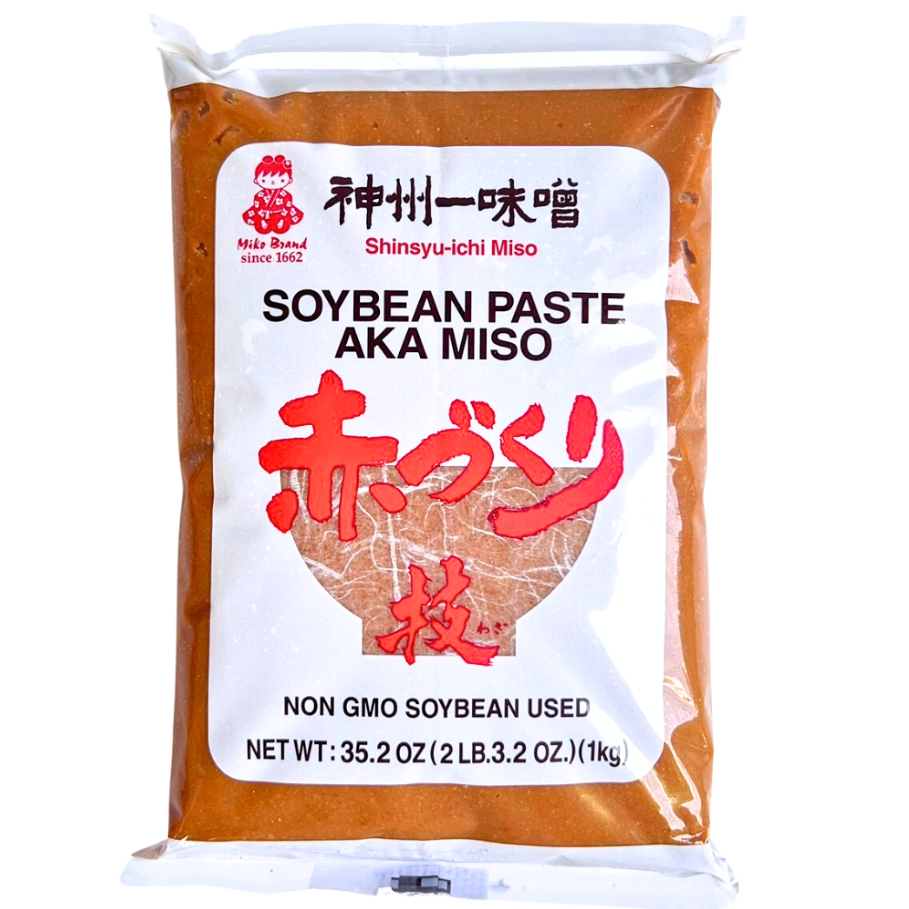 Tương Miso Đỏ Aka Miso có Dashi {Miko Brand} 1KG
