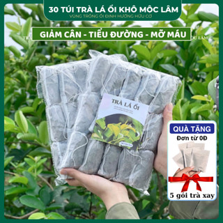 Trà lá ổi giảm cân nguyên chất Mộc Lâm, trà búp ổi mix 5 vị , lá ổi khô ngừa tiểu đường