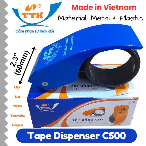 Cắt băng keo cầm tay 5 phân TTH - cầm êm tay, cắt nhẹ, đóng hàng nhanh chóng