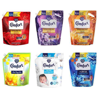 Comfort Nước xả làm mềm vải túi  3.1L - 3.2L dành cho bé và người lớn , an toàn và là lựa chọn số 1 cho gia đình